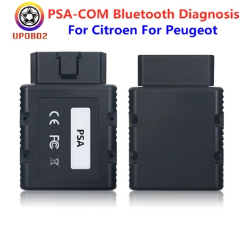 PSA-COM PSACOM OBD2 Bluetooth Diagnostika Tööriist Programmi Citroen Jaoks Peugeot Asenda Lexia3 PP2000 Renault-COM PSA KOM BT