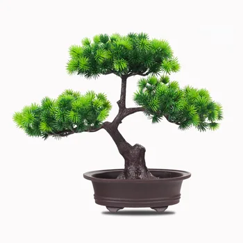 Uus Kunstlik Taimed Bonsai Väike Puu potitaimed Võltsitud Lilli Pottidesse Kaunistused Kodu Kaunistamiseks Hotelli Aed Decor -30