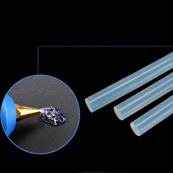 10tk 100mm Hot Melt Glue Stick Kõrge Läbipaistev Liim DIY Käsitöö Mänguasi Remont Vahend Elektrilised lipit Käsitöö Repair Tööriistad