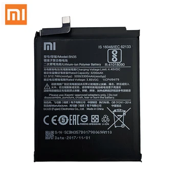 Xiao Mi Originaal Telefoni Aku BN35 Jaoks Xiaomi Redmi 5 Redmi5 Punane mi5 Kõrge Kvaliteedi 3300mAh Telefon Varu Patareid