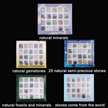 20Pcs/Kast, Naturaalne Lihvitud Või Kvartsi Mineraalid Isend Tšakrate Tervendamine Kivi Laekuva Crystal Raw Gemstone Home Decor Kingitused