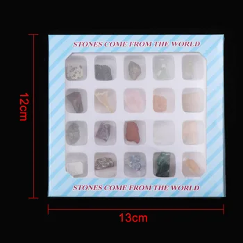 20Pcs/Kast, Naturaalne Lihvitud Või Kvartsi Mineraalid Isend Tšakrate Tervendamine Kivi Laekuva Crystal Raw Gemstone Home Decor Kingitused