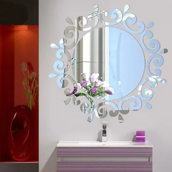 3D Seina Kleebis Tuba Akrüül Decal Kunsti DIY Mirror Light Decor Kodu Kaunistamiseks BOM666