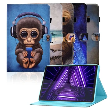 Tableti Kate iPad 10 2 2019 2020 Klapp Smart Armsad Loomad Ahvide Shell Tahvelarvutite Puhul on iPad 8 7 Th Gen IPad 10.2
