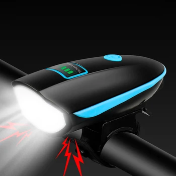 Jalgratas Tuli 3 Digitaalne LED Display L2 T6 Bike Ees Valgus USB Sissenõutavaks Jalgrattasõit Headl Bike Valgus Lampi Sisseehitatud Aku 1200Mah