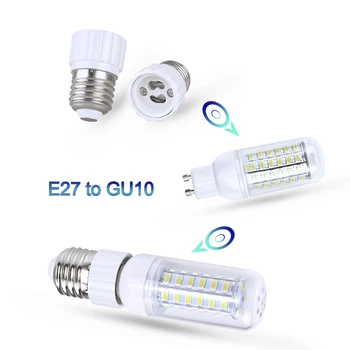 E14 ET E27 Adapter Converter Sokkel E27, ET 2E27 Adapter Led Pirn Lamp Base Konverteerimise GU10 G9 B22 E27 E14 E12 Tulekindlast Materjalist