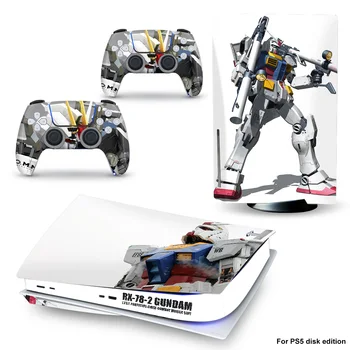 Gundam PS5 Standard Disc Edition Naha Kleebis Decal Kaas PlayStation 5 Konsooli ja Kontrolleri PS5 Nahk, Vinüül Kleebis