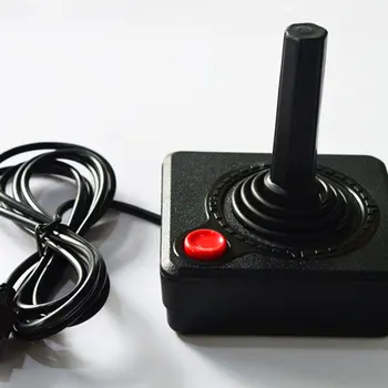 Uuendatud 1,5 M Mängimine Juhtnuppu Töötleja Atari 2600 mäng jalas, 4-suunaline Regulaator Ja Ühe Nupu Retro Gamepad