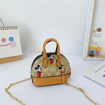 2021 Disney Mickey Uus Daamid Üks-õlg Messenger Bag Cute Cartoon Multifunktsionaalne Ladustamise Tüdruk Kosmeetika Kott Fashion Käekott