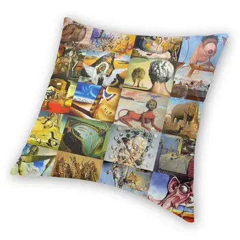 Põhjamaade Stiilis Salvador Dali Teos Visata padjapüür Teenetemärgi Kohandatud Maali Kunst Padi 40x40cm Pillowcover Diivan