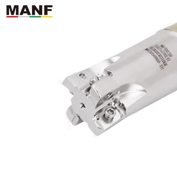 MANF Milling Cutter Kõrge Sööda End Mill Varre CNC karbiid lõiketerad MFH Tüüp MFH03R33D32d150L5T CNC vahetatavad plaadid lõikamine omanik