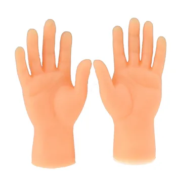 Uudne Mänguasjad Kaks Sõrme, Käe, Sõrme Nukud Uudsus Naljakas Naljakas Komplekt Kahe Sõrme Küljest Sõrme Nukud on Valmistatud Silikoonist Mängida