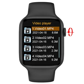 Smart Watch Naised Mehed Video Mängija Salvestus Häälega Mäng Kohandatud Dial Bluetooth Kõne Sport Fitness Tracker IWO AW7 Smartwatch Bänd