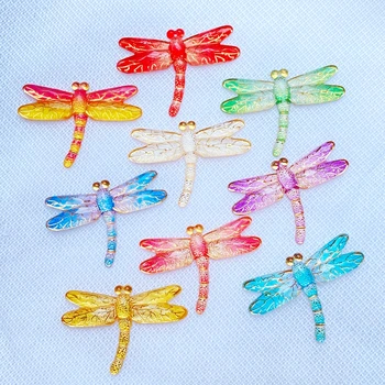 10tk Vaik Armas Hübriid Virtuaalne Mini-Dragonfly Flatback kivi ümber Külalisteraamatusse Kawaii DIY Kaunistustest Tarvikud K72