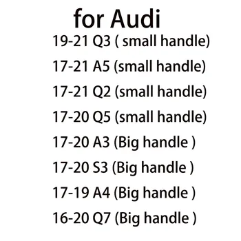 Audi 19-20Q3 / 17-20A5/Q/Q2/A3/S3 / 17-19A4 / 16-18Q7 originaal ekraan uuendama tagurdamise kaamera vaba juhtmestik