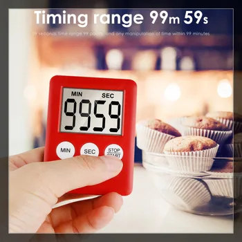 Köök Loendurid Magnet Slim LCD-Taimer Digitaalne Ekraan, Stopper, Äratus Cooking Timer Taimer Väljas Kella Köök Vidinaid