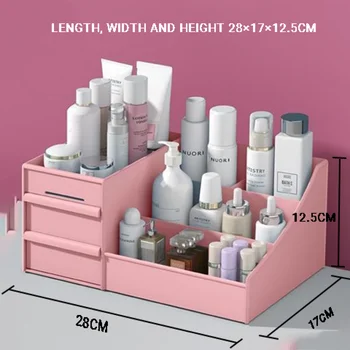 Kosmeetika Meik Korraldaja Plastikust Sahtlid Vannituba Nahahooldus Ladustamise Kasti Harja Huulepulk Omanik Korraldajad Ladustamine