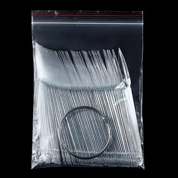 50tk/pack Küünte Ekraan Pulgad Proovilappe, mis Näitavad Kaardi Lehviku Kujuline Vale Terav Tava Maniküüri-Tööriistad