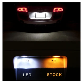 Valge Auto Pirnid LED Interior Light Kit For 2004-2013 2016 2017 2018 2019 Toyota Prius C/Prius V Kaardil Dome Litsentsi Lamp