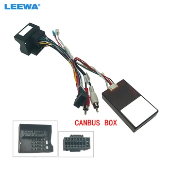 LEEWA Auto Audio-16PIN DVD-Mängija Võimsus Calbe Adapter With Canbus Kast Mercedes-Benz W211/Viana Stereo Plug Juhtmestik