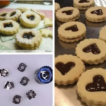 12pc/set Cookie Cutters Võileivad Puu-Lõikur Kujundite Komplekt Biskviit Hallituse 3D Küpsise Roostevabast Terasest Köögi -, Küpsetamine, Kaunistamine Tööriist
