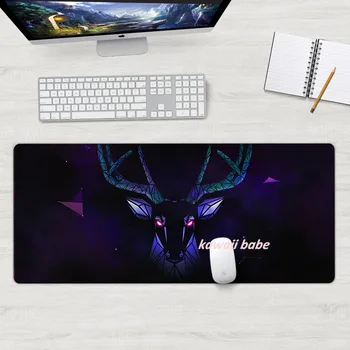 Kawaii Mouse Pad Deskpad 80*30cm Hirv Armas Suur Kirjutuslaud Matt Mängude Kirjutuslaud Matt Office Klaviatuur, Hiir Matt