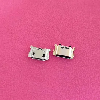 100tk Micro-USB-Laadimine Sadamas Jack socket laadija dock Connector For LG K8 Pluss K8+ Jaoks Realme C1 Realme 2 Pro / Oppo A3s / A5