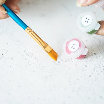 GATYZTORY DIY Värvimine Poolt Numbrid Joonis Ingel Pilt HandPainted õlimaal Akrüül Maali Ainulaadne Kingitus Kodu Kaunistamiseks