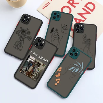 Läbipaistev Case For Iphone 12 Pro Max Juhul Luxury Art Retro Eskiis Funda Iphone 11 XR 7 8 Plus SE 2020 XS X 6 6s Mini Kaaned