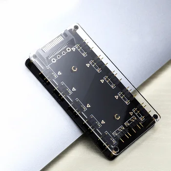 5V 3 Pin Splitter Adapter pikendusjuhe Emaplaadi RGB 10 Hub Fänn Leibkonna Arvuti Lisaseadmed SATA AURA