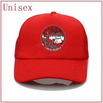 Ma Vihkan Inimesi Naljakas Camper naiste baseball cap pesapalli müts reguleeritav mens kübarad ja mütsid criss cross hobusesaba müts suve müts