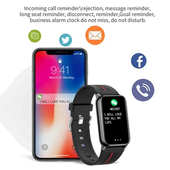 2021 Sport Smart Watch Naisi Täis Touch IP68 Veekindel Smartwatch Meeste Südame Löögisageduse Monitor Fitness Tracker Jaoks Huawei Android ja IOS
