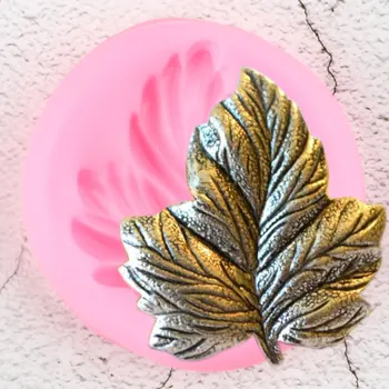 3D Maple Leaf Silikoon Hallituse DIY Cupcake Torukübar Kommi, Šokolaadi Gumpaste Fondant Hallitusseened Kook Dekoreerimiseks Vahendid Savi Vaik Hallitusseened