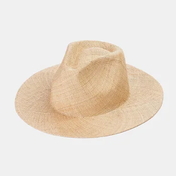 Panama Müts Summer Sun Mütsid Naistele Mees Beach Õled Müts Meestele UV Kaitse ühise Põllumajanduspoliitika chapeau femme 2021