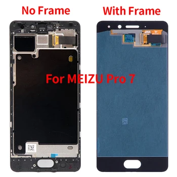 Testitud AMOLED Jaoks Meizu Pro 6 7 LCD Ekraani MEIZU Pro 5 6 Pro 7 LCD Ekraan Puutetundlik Ekraan+Raam Digitizer Asendamine