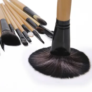Makeup Brush Set 24 tk Kingitus Kott Professionaalne Sihtasutuse Varjud Pinceaux Kosmeetika Harjad Kulmu Pulber moodustavad Vahendid