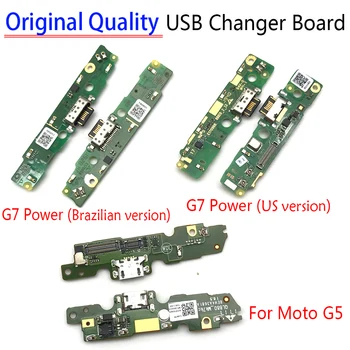 Laadimine USB Pordi Mikrofon Mic Dock Connector Board Flex Kaabel Moto G5 G6 Mängida G7 Võimu Parandus Osad