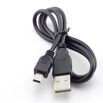 USB 2.0 Mini USB 5-Pin Sync Kaabel Andmete Laadimine Võimu Laiendamine Juhtme Pistik Splitter MP3 MP4