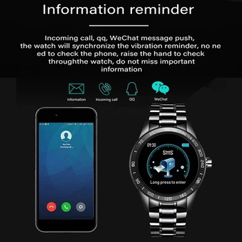 LIGE Uus Värv ekraani meeste spordi smart watch Meeste Fitness tracker iPhone/xiaomi Südame löögisagedus, vererõhk funktsiooni smartwatch