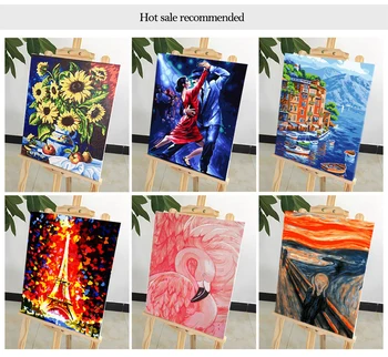 Tapb Naine Abstraktne Kunst Pilte Õli Värvimine Poolt Numbrid Komplektid Tüdruk Portree Handpainted Lõuend Värvimine Poolt Numbrid Home Decor