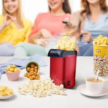 Automaatne Mini Kuuma Õhu Popcorni Tegemise Masin Elektrilised Mais Popcorn Maker Leibkonna DIY Mais Popper Lapsed Kingitus köök