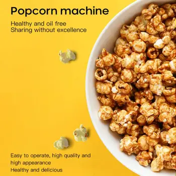 Automaatne Mini Kuuma Õhu Popcorni Tegemise Masin Elektrilised Mais Popcorn Maker Leibkonna DIY Mais Popper Lapsed Kingitus köök
