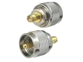1tk Adapter Connector, SMA to UHF PL259 SO239 / N / BNC / SMA Male Plug & Emane Pesa RF, Coaxial Messing Otse Uus
