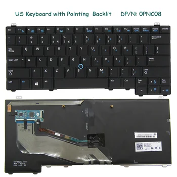 Must Uus inglise Asendada klaviatuuri DELL Latitude E5440 Sülearvuti 0PNC08 03KK86 0VVKHR 0CNWHT