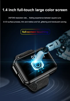 Smart Vaadata Kõrvaklapid Südame Löögisagedus, vererõhk Fitness Käevõru Meeste ja Naiste Veekindel Sport Smartwatch IOS Android Uus