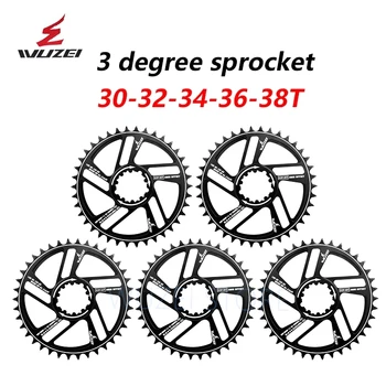 WUZEI Mountain Bike GXP Chainrings 30/32/34/36/38 3/6 kraadi Suurendada Chainwheels 8/9/10/11/12 speed MTB Crankset Osad SRAM