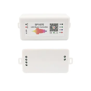 SP107E Luces LED Kontroller Bluetooth-Pixel IC SPI Muusikat Telefoni APP LPD8806 WS2812 SK6812 SK9822 RGBW APA102 Riba DC5-24V
