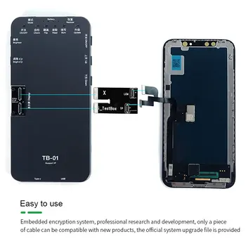 RELIFE TB-01 TB-02 IP Test Box Ekraan Touch Originaal Värvi Toon 3D iPhone/Huawei HW LCD Ekraan Juhatuse Tester Fix Reparing