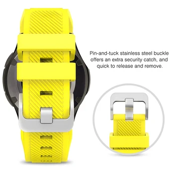Sport Silikoon 22mm Pehme Watch Band Samsung Galaxy 46 mm/Käik S3 Piiril/Classic Jaoks Huawei Vaadata GT Kellarihmad Wristbands