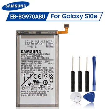 Originaal Samsung Aku EB-BG970ABU Samsung Galaxy S10e Galaxy S10E S10 E SM-G9700 Tõeline Aku 3100mAh